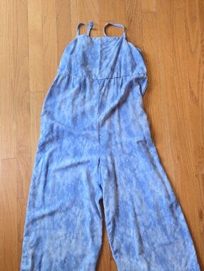 Cat & Jack Blue Tie-Dye Girls Jumpsuit